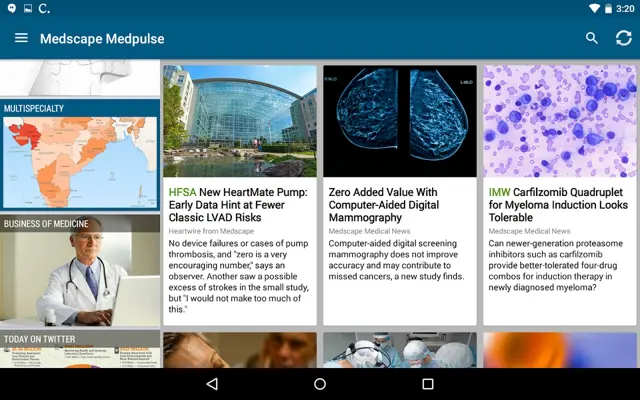 Medscape MedPulse android App screenshot 2